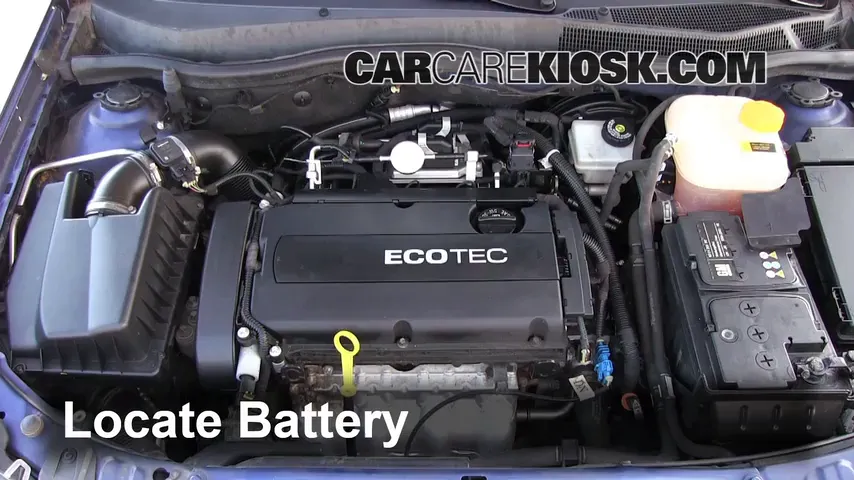2008 Saturn Astra XR 1.8L 4 Cyl. (4 Door) Battery Replace
